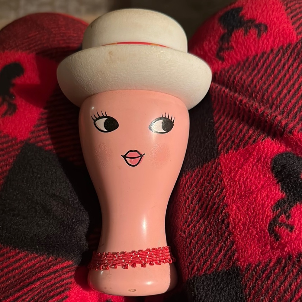 Avon Pink and White Decorative Figurine